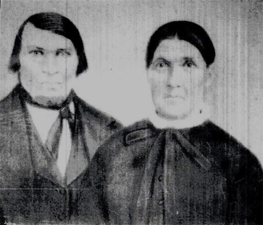 David Wilhelm Erdmann Bullert and Rosa Seehafer Bullert — portrait photograph